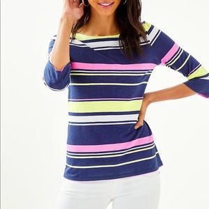 Lilly Pulitzer Waverly Top Striped